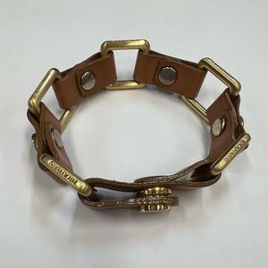 Brahmin leather link bracelet